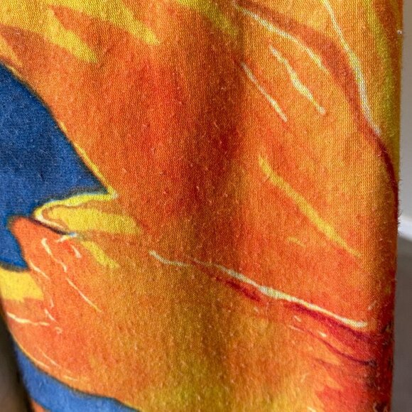 Lily by Firmiana Colorful Floral Hoodie Sz L #96S - Picture 6 of 9